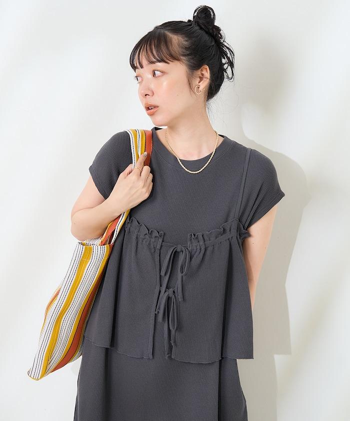 【套裝商品】多功能款 泡泡紋吊帶連衣裙