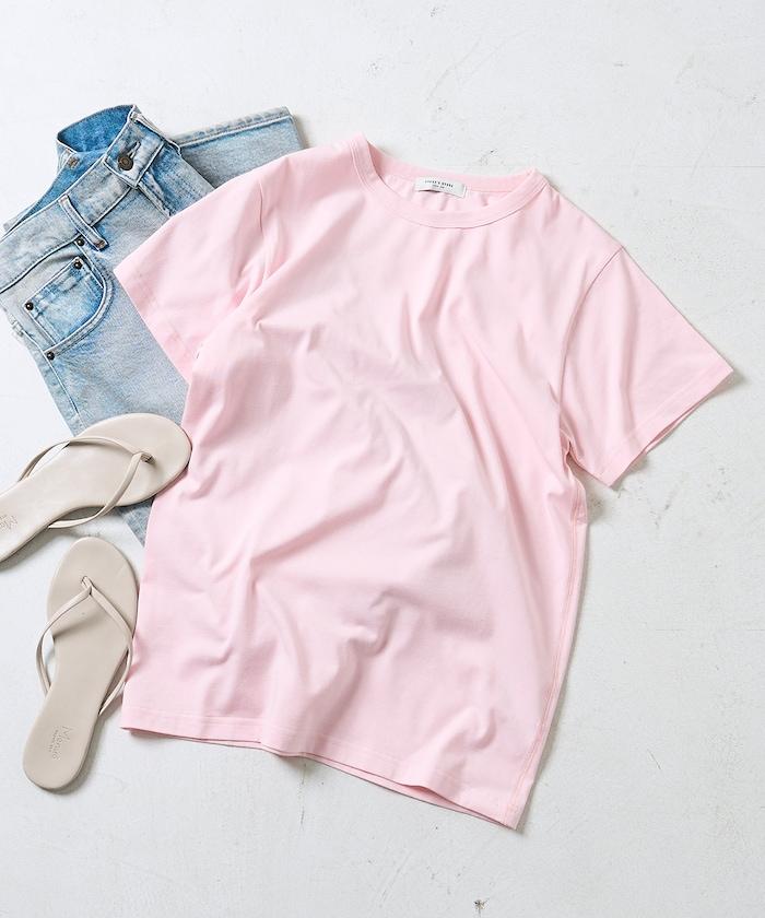 <防紫外線/接觸冷感>COOLPASS 緊湊基礎T恤