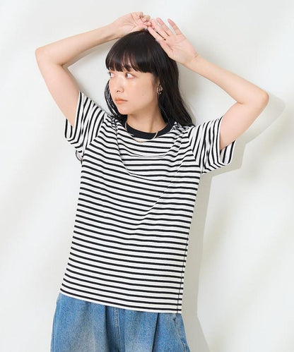 <防紫外線/接觸冷感>COOLPASS 緊湊基礎T恤