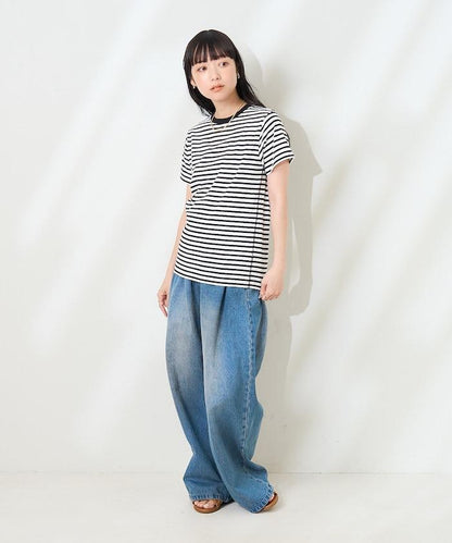 <防紫外線/接觸冷感>COOLPASS 緊湊基礎T恤