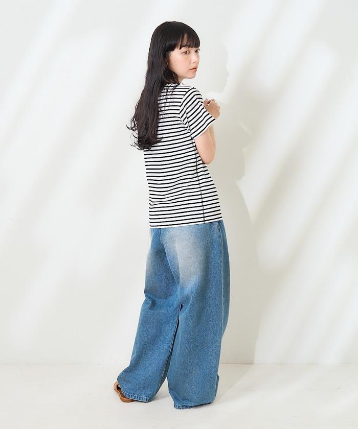 <防紫外線/接觸冷感>COOLPASS 緊湊基礎T恤