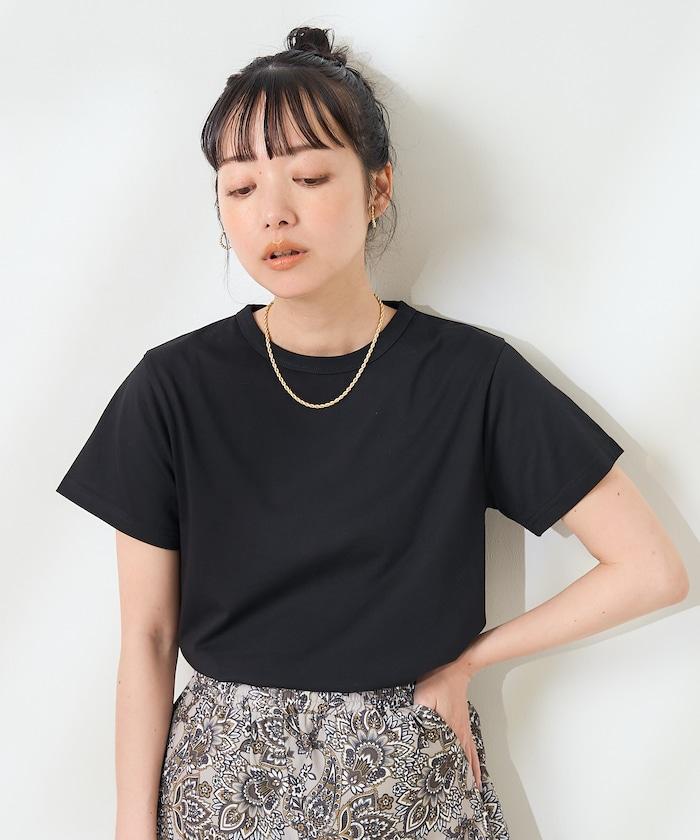 <防紫外線/接觸冷感>COOLPASS 緊湊基礎T恤