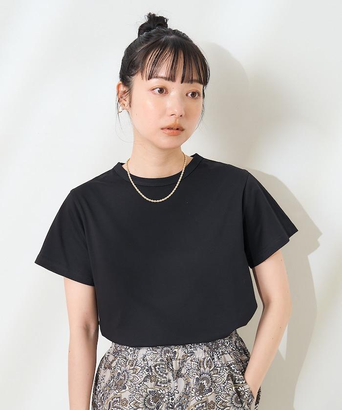 <防紫外線/接觸冷感>COOLPASS 緊湊基礎T恤