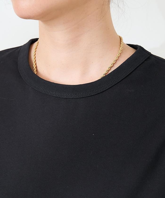 <防紫外線/接觸冷感>COOLPASS 緊湊基礎T恤