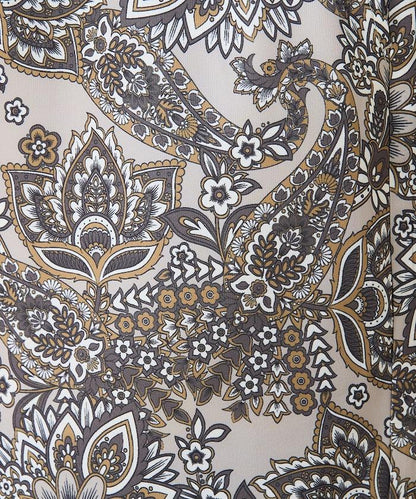 paisley印花休閒褲
