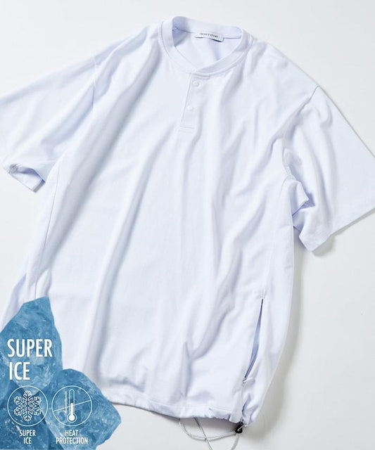 SUPER ICE 圓領短袖T恤 【接觸冷感】