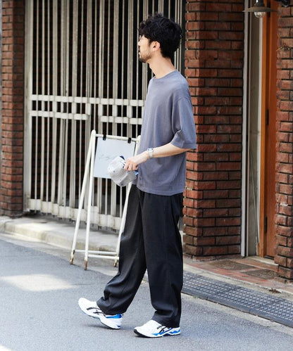 超冰絲圓領針織T恤 【接觸冷感】