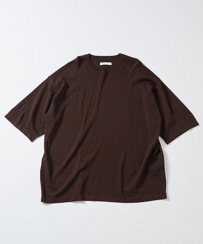 超冰絲圓領針織T恤 【接觸冷感】