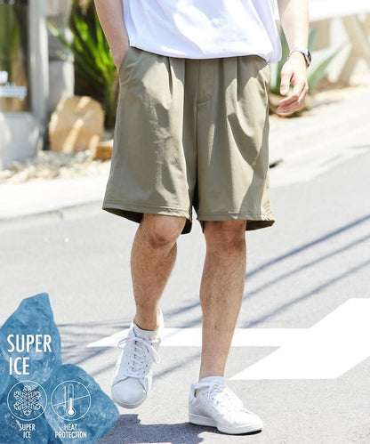 超冰尼龍輕便短褲【冰感觸】