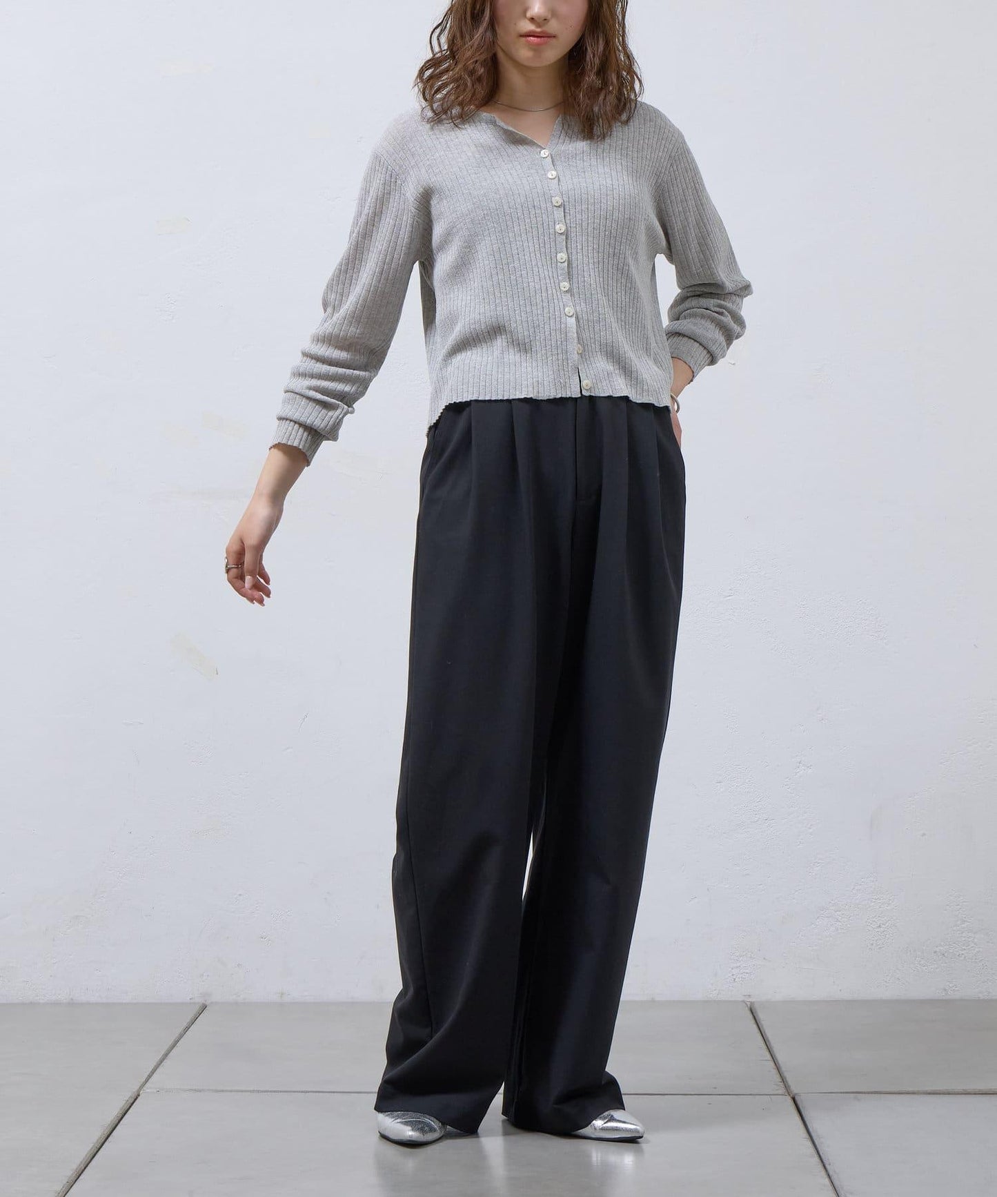 【SS】透明肋針開衫