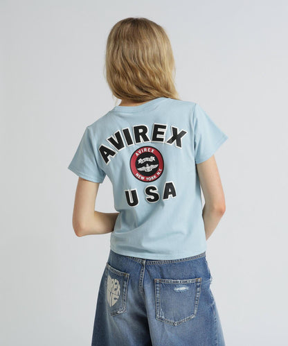 《KIDS》校服T恤/VARSITY T恤/AVIREX / 阿維雷克斯