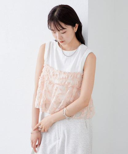 透明蕾絲背心