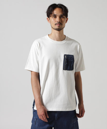 《&DEPOT限定》MA-1口袋T恤