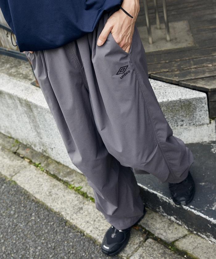 聯名 UMBRO 尼龍摺疊寬鬆長褲