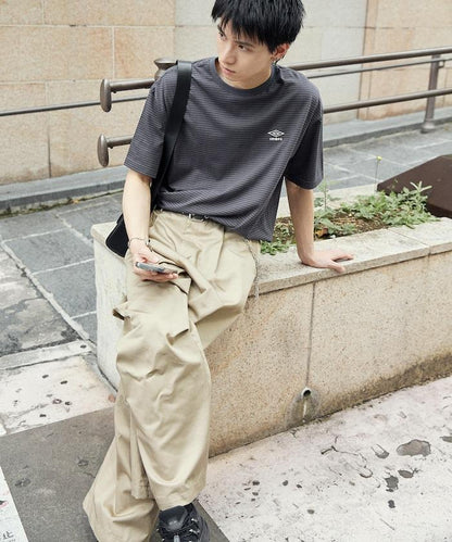 聯名 UMBRO 條紋圓領T恤【限定推出】