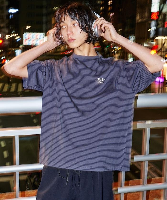 聯名 UMBRO 條紋圓領T恤【限定推出】