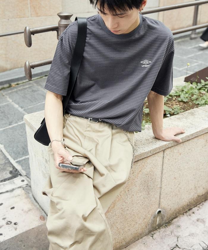 聯名 UMBRO 條紋圓領T恤【限定推出】