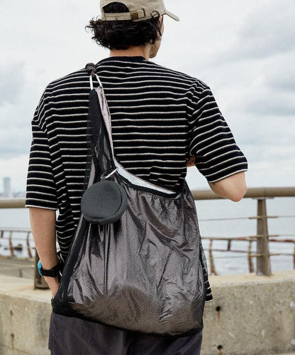 編碼肩 超薄網眼疊層包