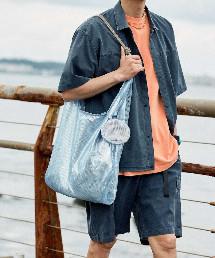 編碼肩 超薄網眼疊層包