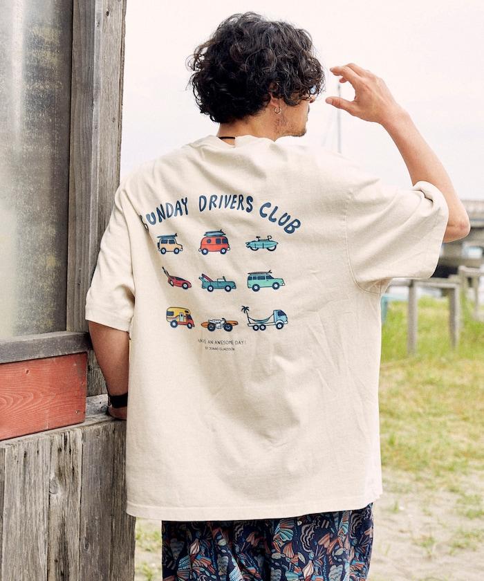 反面內側週日司機俱樂部T恤