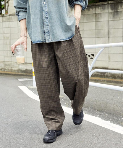 輕便直筒褲