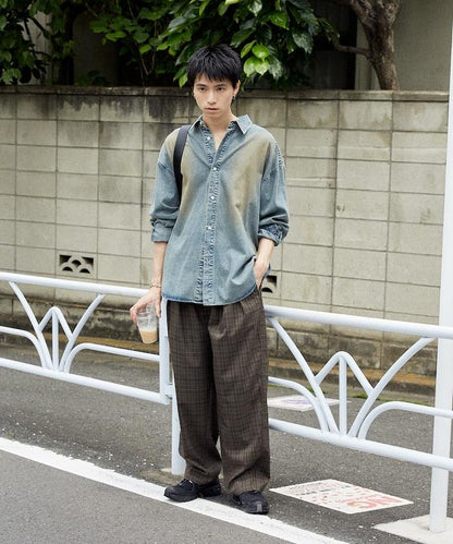輕便直筒褲