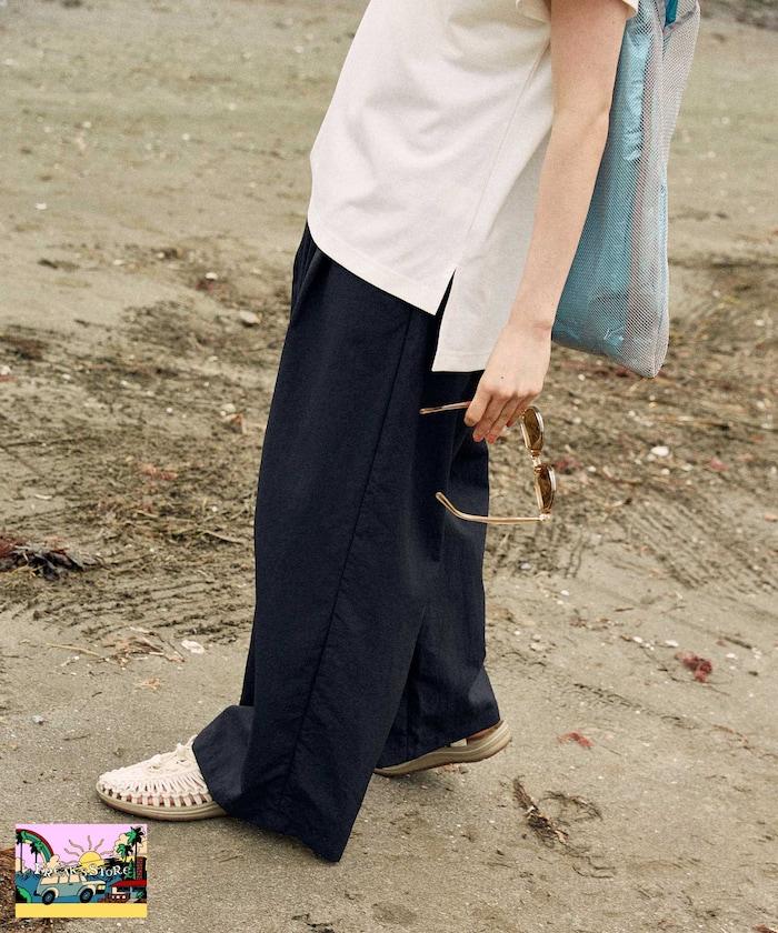 【海灘&節日】速幹・防紫外線T恤 防水褲 套裝