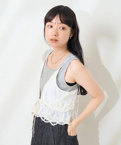印度 3D刺繡吊帶背心 比基尼