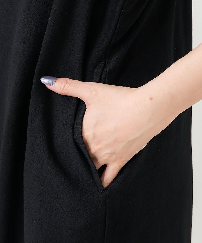 【套裝商品】亞麻粘膠 女士吊帶連衣裙 內搭套裝