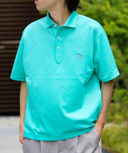 【GLOSTER】法國鬥牛犬刺繡 爸爸款Polo衫