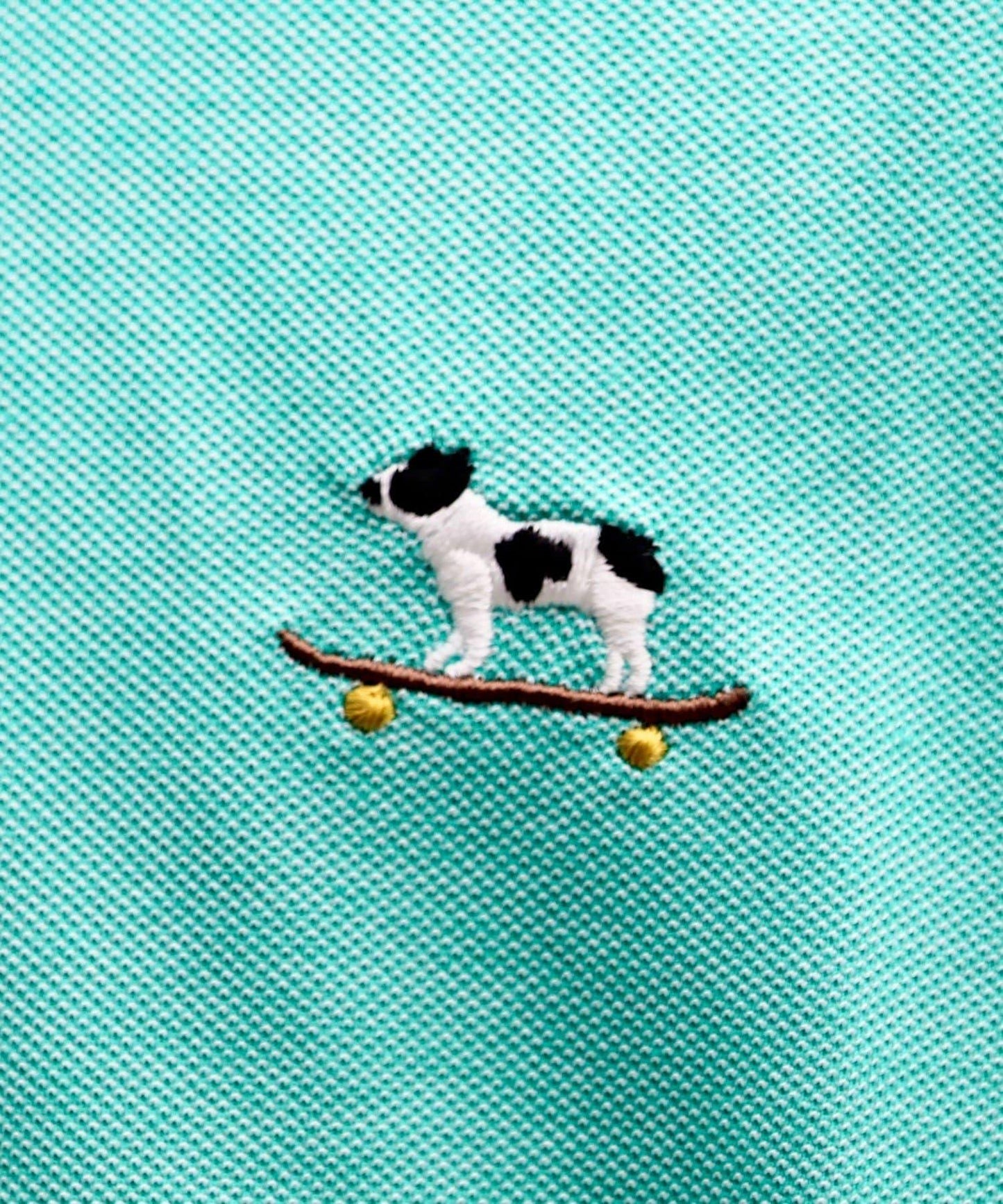 【GLOSTER】法國鬥牛犬刺繡 爸爸款Polo衫