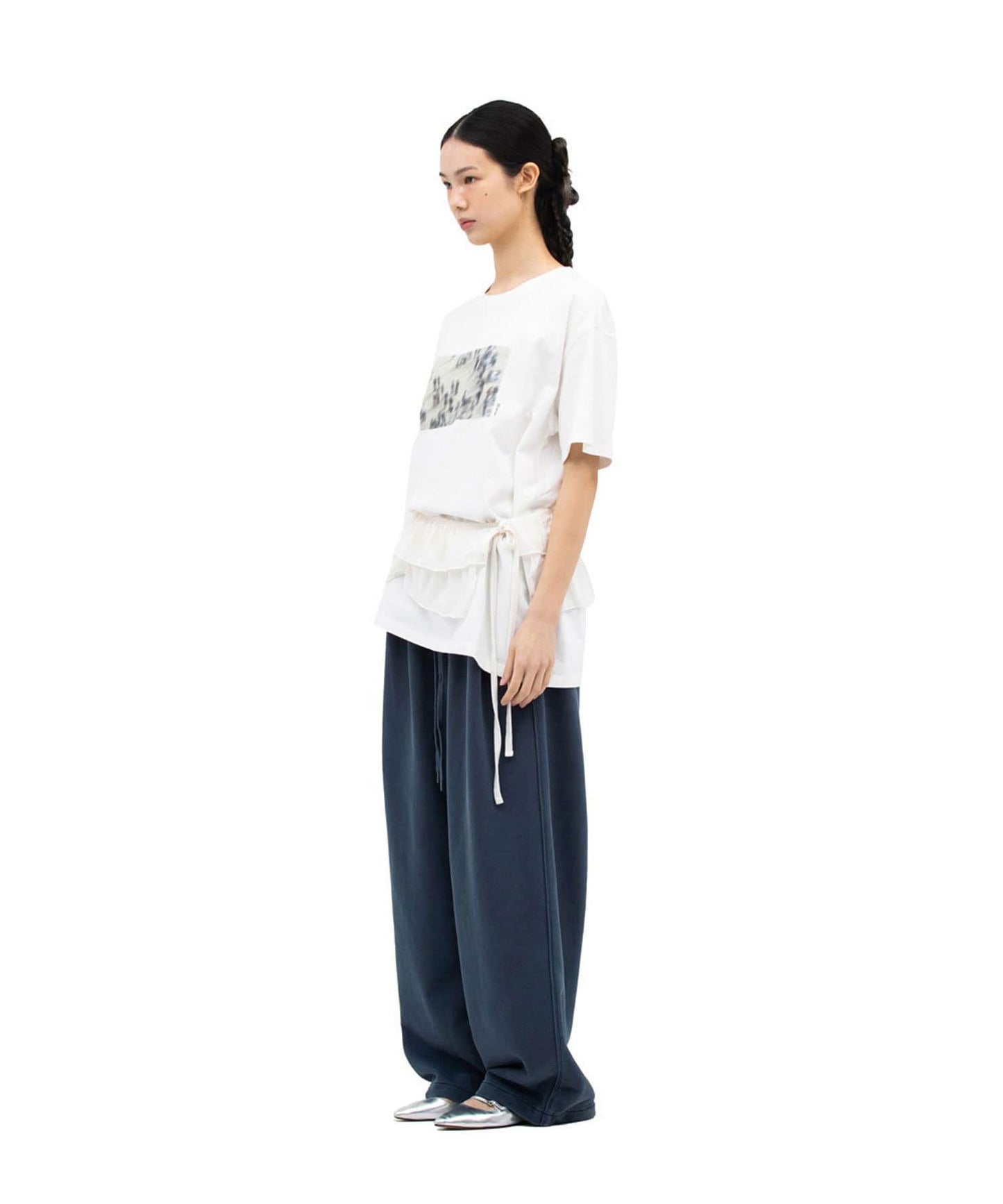 【DEFGARMENTS/デフグラメンツ】寬鬆豬絨運動褲