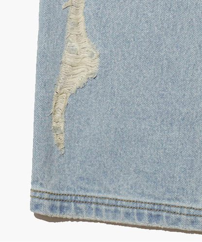 【DEFGARMENTS/デフグラメンツ】破洞牛仔褲