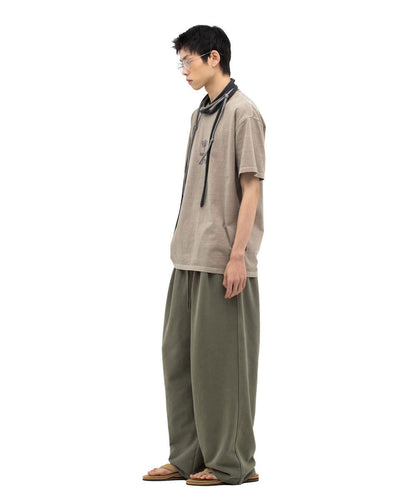 【DEFGARMENTS/デフグラメンツ】寬鬆豬絨運動褲