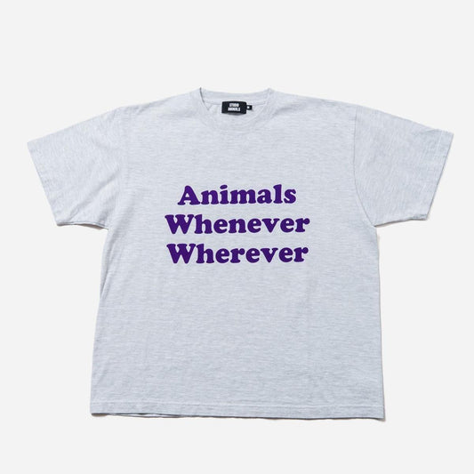 “Whatever Whenever” T-Shirt(6a) (STUDIO ANIMALS)