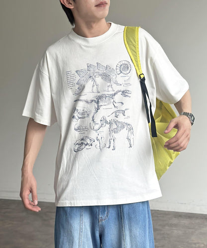 彩色粉末恐龍T-shirt