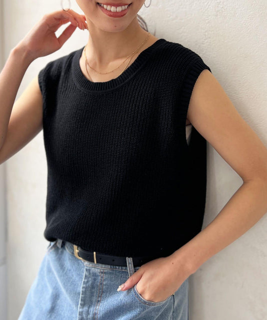 無袖針織衫