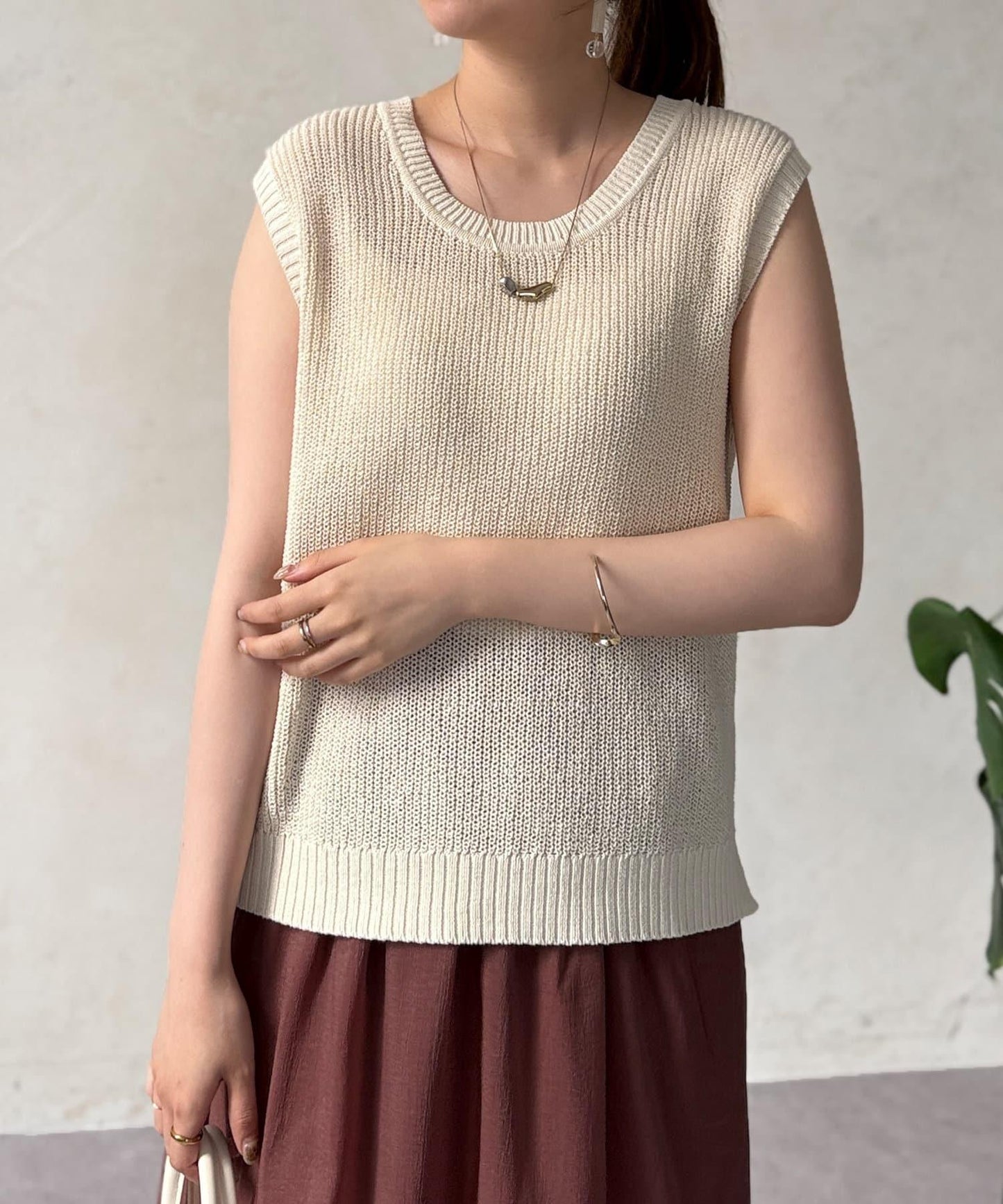 無袖針織衫