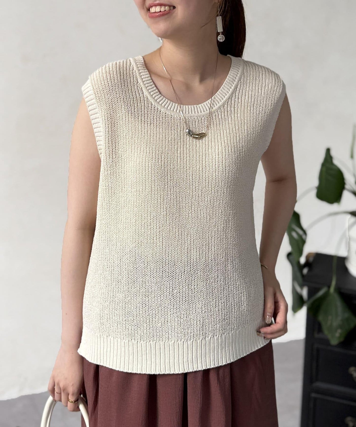 無袖針織衫