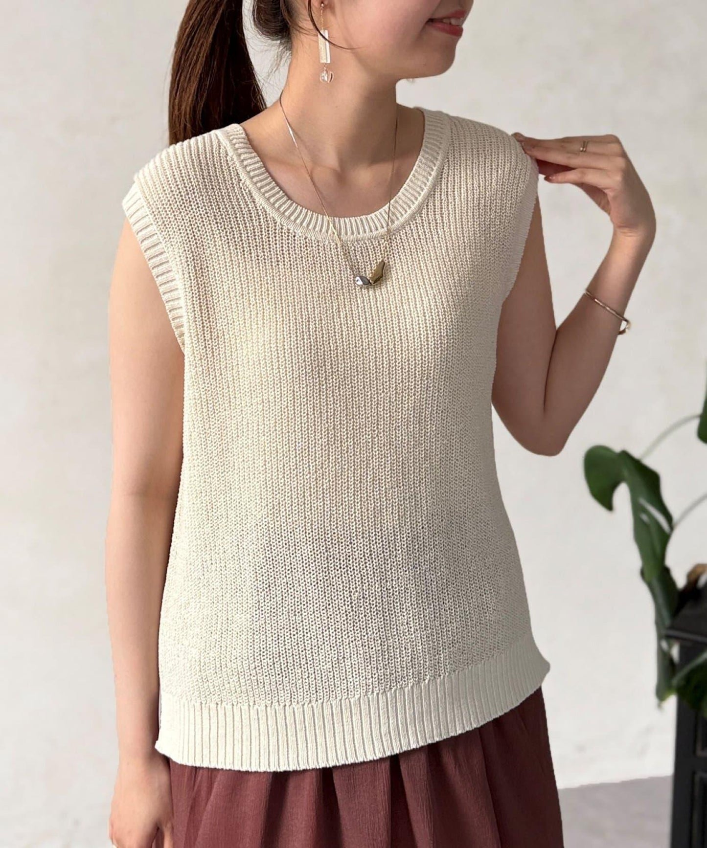 無袖針織衫