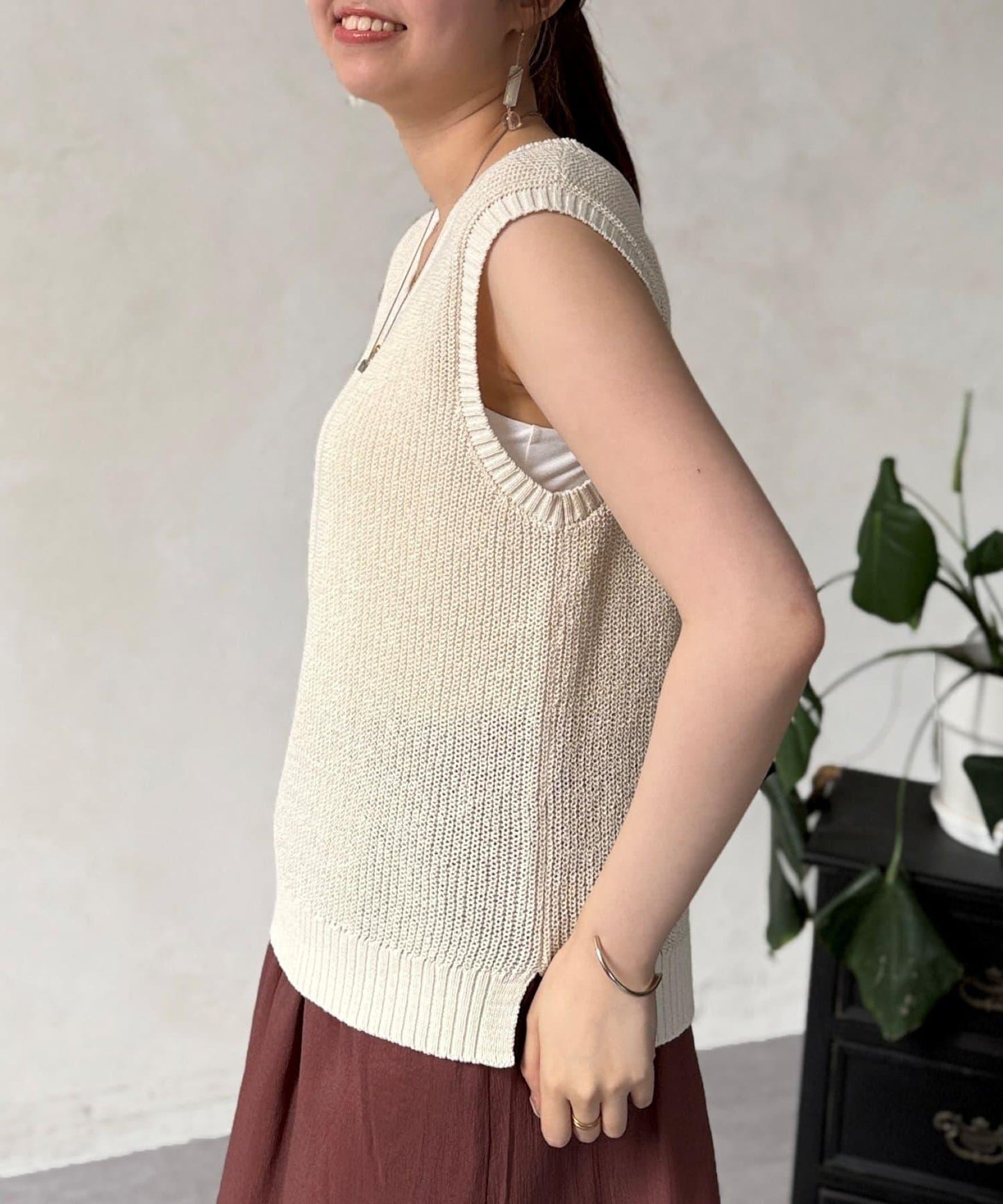 無袖針織衫