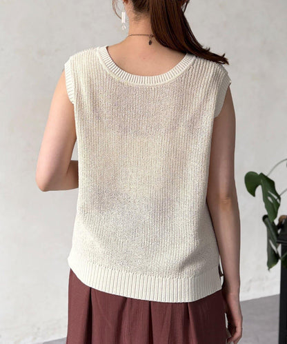 無袖針織衫