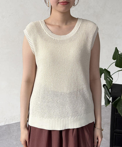 無袖針織衫