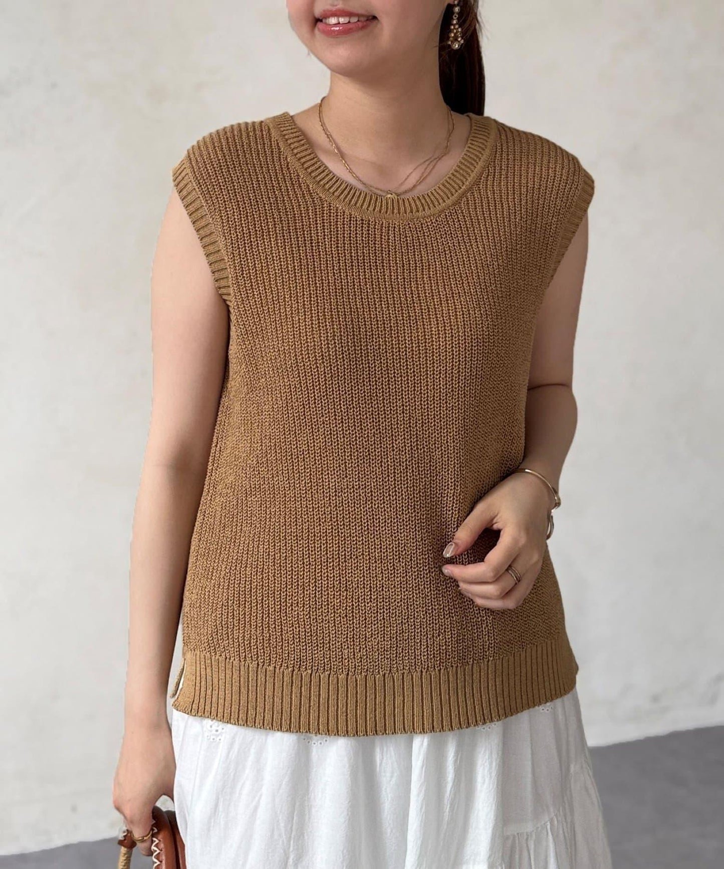 無袖針織衫