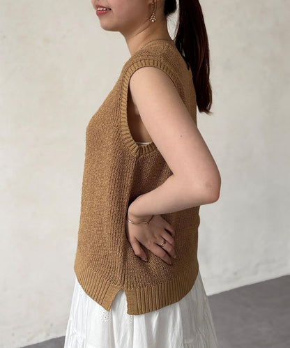 無袖針織衫