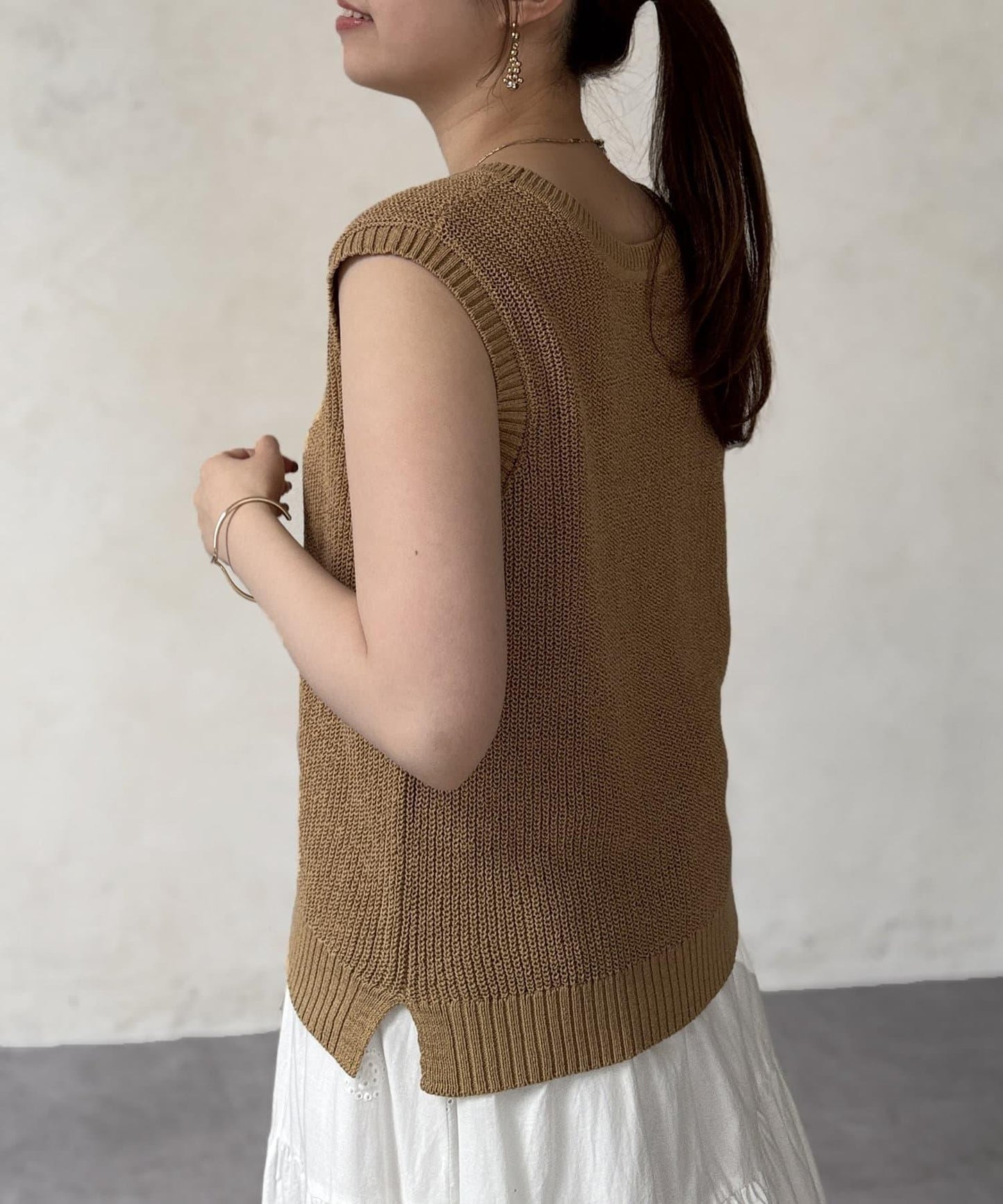 無袖針織衫