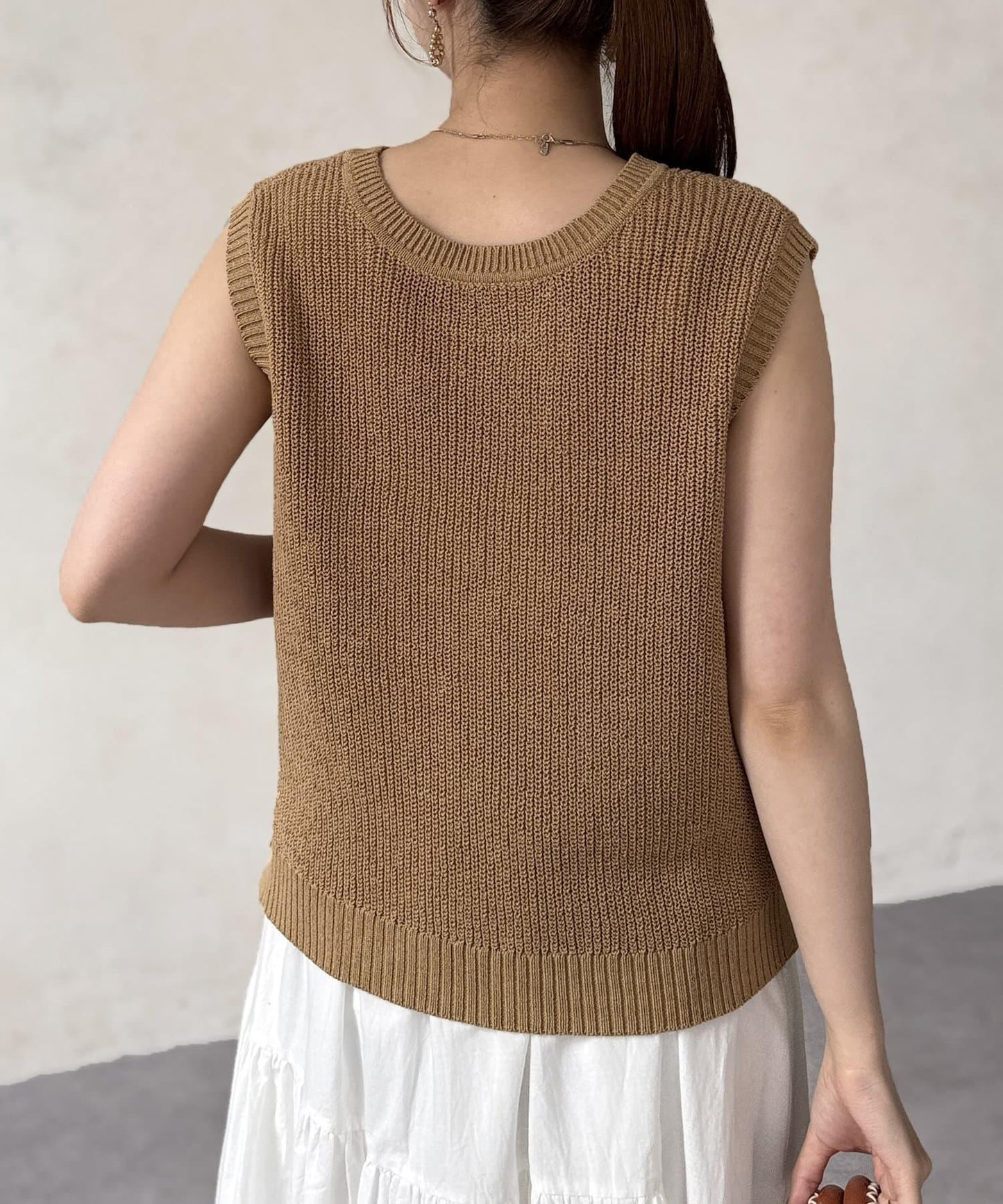無袖針織衫