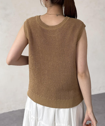 無袖針織衫