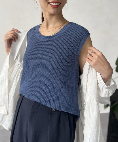 無袖針織衫
