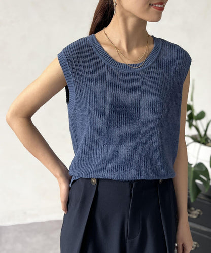 無袖針織衫
